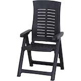 thumbnail of Zilveren opvouwbare fauteuil antraciet