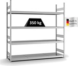 thumbnail of PROREGAL Weitspannregal Stecksystem T-Profil | HxBxT 250x250x60cm | 4 Ebenen | Stahlplatten-Fachboden | Fachlast 350kg | Verzinkt | Lagerregal