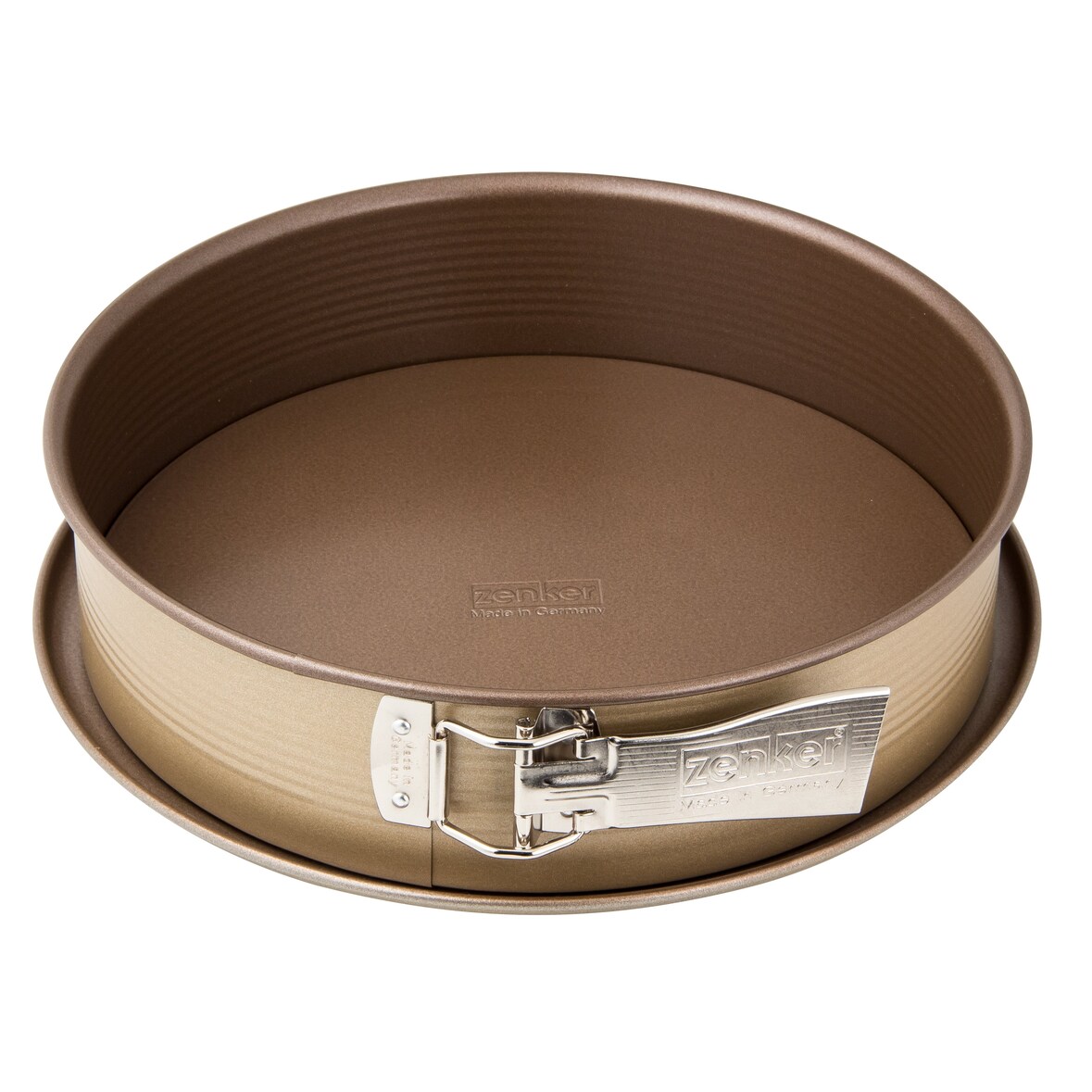 Zenker Tortiera apribile Mojave ad 1 fondo  con base sporgente in antiaderente ø 26 cm. Linea Mojave