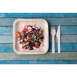 thumbnail of Assiettes creuses carrées en feuilles de palmier Fiesta Compostable 200mm (lot de 100)