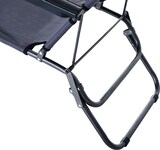 thumbnail of Outsunny Tumbona Reclinable y Plegable con Respaldo Ajustable Reposabrazos Almohada y Reposapiés para Jardín Balcón Carga 136 kg 135x60x89 cm Gris