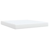thumbnail of vidaXL Boxspringbett mit Matratze Weiß 180x200 cm Kunstleder