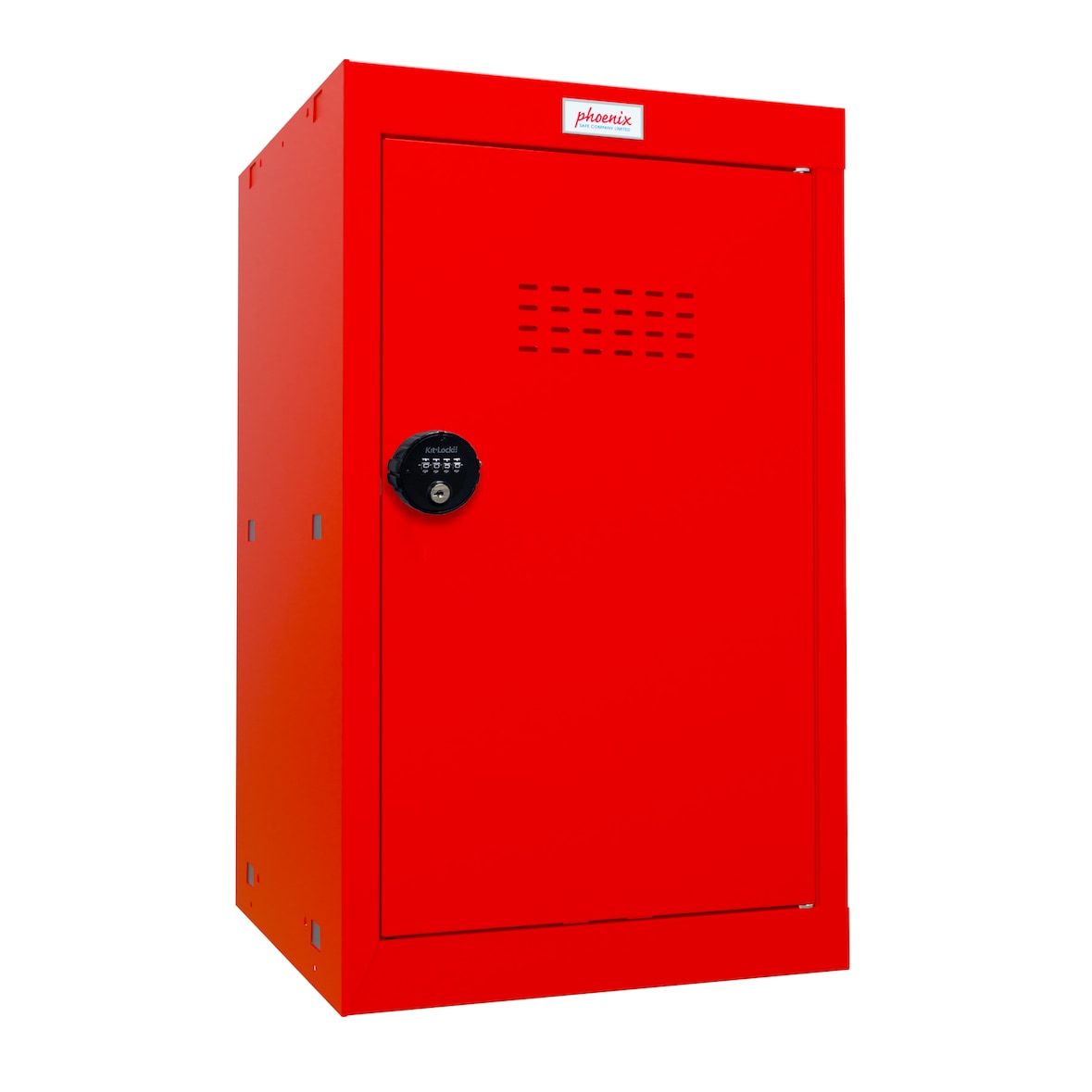 Phoenix CL0644RRC Würfel-Schließfach Cube Locker 87L Rot - Kombinationsschloss - Für Hause, Büro, Fitness, Schüle