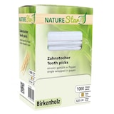 thumbnail of Bio Zahnstocher, einzeln verpackt in Papier | Birkenholz 1.000 Stück