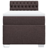 thumbnail of vidaXL Boxspringbett mit Matratze Dunkelbraun 90x200 cm Stoff