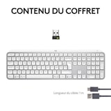 thumbnail of Clavier Sans Fil - LOGITECH - MX Keys S - Rétroéclairé - Touches silencieuses - AZERTY - Gris clair Logitech