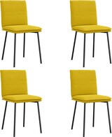 thumbnail of Esszimmerstühle VERA 4er Set Gelb Samt | Polsterstühle Küchenstuhl Wohnzimmerstühle Essstühle bequem