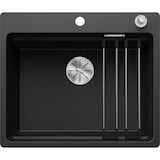 thumbnail of BLANCO ETAGON 6-F Einbauspüle SILGRANIT schwarz ab 60 cm Excenter