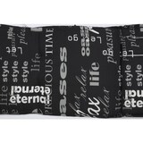 thumbnail of Hochlehner Auflage Lifestyle Sitzkissen Gartenstuhl schwarz 123x50x6cm