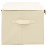 thumbnail of vidaXL Aufbewahrungsboxen 2 Stk. Stoff 50x30x25 cm Creme