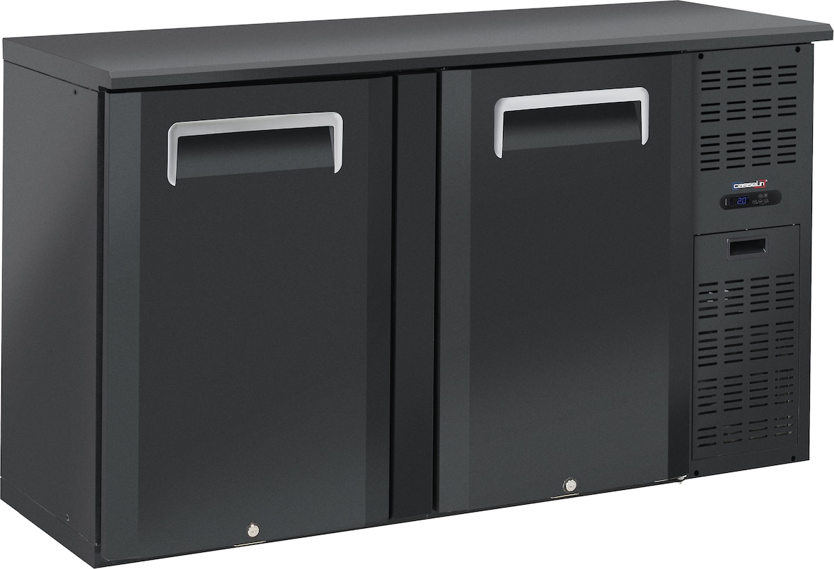 Barkühlschrank 2 solide türen CAB2PP Casselin