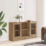 thumbnail of vidaXL Sideboard Artisan-Eiche 120x30,5x70 cm Holzwerkstoff