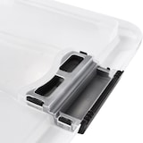 thumbnail of Keeeper - Cornelia Set di 2 Cubi Portaoggetti in Plastica con Coperchio 24L in Colore Trasparente