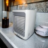 thumbnail of Ventilatore raffrescatore ad acqua cubo nebulizzatore da tavolo mini condizionatore portatile Niklas Icebox Mini