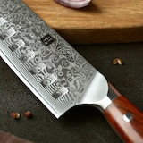 thumbnail of XinZuo - Damast Santoku-Messer - B13R Yu Serie