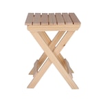 thumbnail of WELL HOME - Mesita plegable para jardín sin barniz 40x41cm