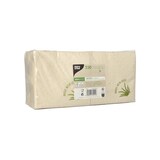 thumbnail of 250 Servietten, 2-lagig 1/4-Falz 24 cm x 24 cm natur mit Grasanteil