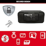 thumbnail of Master Lock L1200 Feuerfeste Sicherheitskassette, mit Zylinderschloss
