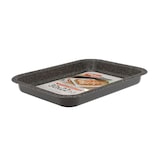 thumbnail of Mamù set de 4 bandejas de horno rectangulares bajas 30/35/40/40H4 cm, antiadherentes, de aluminio, sin PFOA, fabricadas en Italia