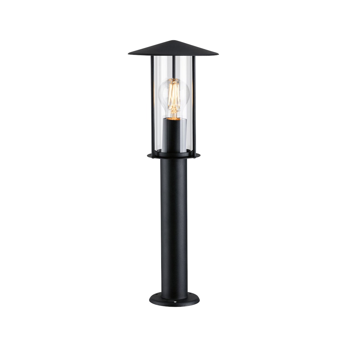 Paulmann Borne lumineuse Classic favorable aux insectes IP44  500mm 2200K 4,3W 420lm 230V  Noir E27 Métal 94737