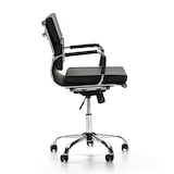 thumbnail of Sillón de Oficina Fenix reclinable Negro, Piel sintética, Altura Ajustable, Diseño ergonómico