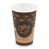 thumbnail of 50x Kaffeebecher L 'Coffee To Go' Mocaccino Cappuccino Melange 250ml 330ml