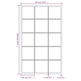 thumbnail of vidaXL Wandspiegel Schwarz 100x60 cm Metall