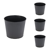 thumbnail of 4 Stk. Blumentopf Pflanzgefäß Balkontopf Pflanztopf verzinkt Ø20xH18cm