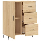 thumbnail of Helloshop26 - Buffet Sideboard Kommode Kleiderschrank Aufbewahrungsmöbel Organizer Küche Wohnzimmer Sonoma-Eiche 69,5 x 34 x 90 cm 02_0031630