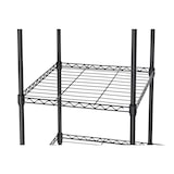 thumbnail of Royal Catering - Metalen kledingrek - 120 x 45 x 179,5 cm - 270 kg - zwart