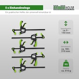 thumbnail of 5x Einhandzwinge 60x150 mm Schnellspannzwinge Schraubzwinge Spanner