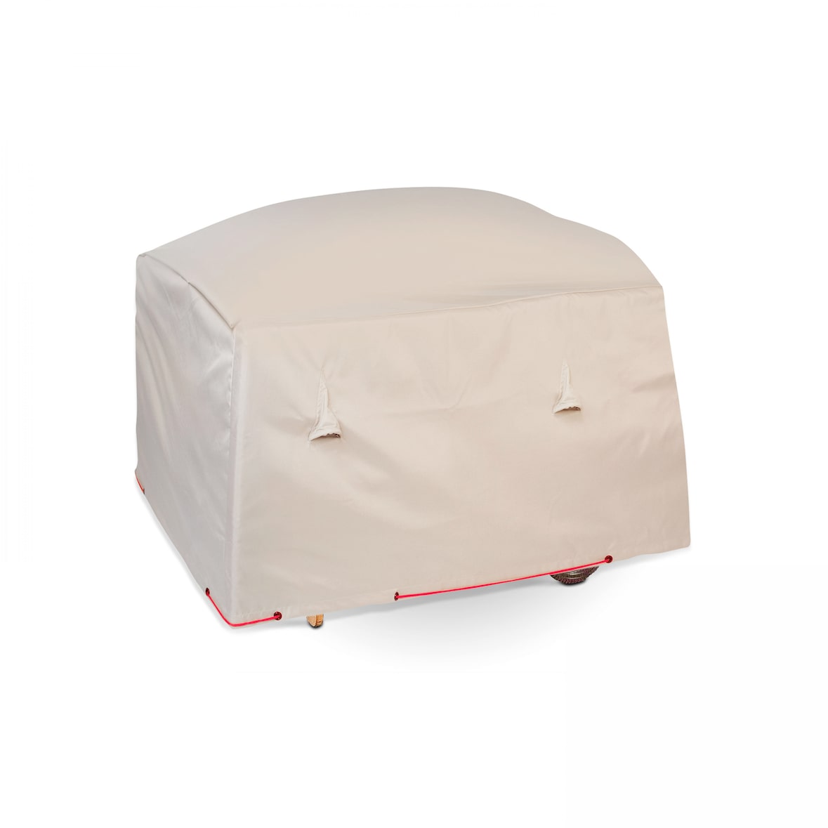 Housse pour barbecue plancha polyester taupe 102x46x92 cm