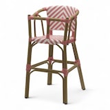 thumbnail of Silla alta bebé RIVOLI - Trenzado Rosa y Blanco