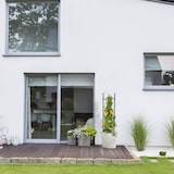 thumbnail of Relaxdays Rankhilfe, 4er Set, HxBxT: 120 x 32 x 32 cm, Blumen & Nutzpflanzen, Metall & Kunststoff, Pflanzenstütze, grün