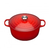 thumbnail of Le Creuset Bräter Signature 20 cm Kirschrot 2,4 L rund