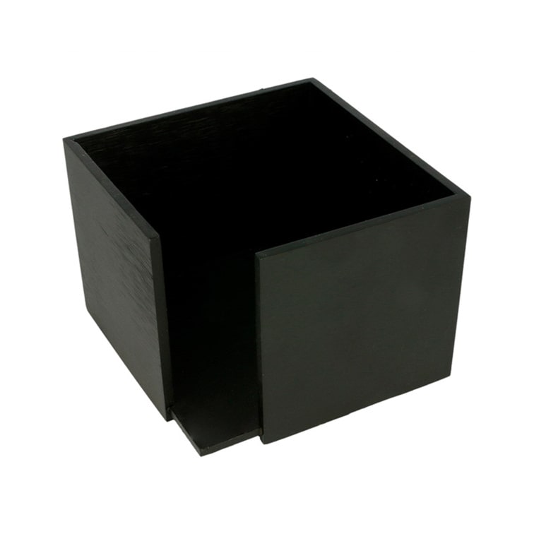 MONOUSO - Bamboe Servethouder Zwart 13,5x13,5x10cm (1 Stuk)