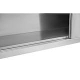 thumbnail of METRO Professional Gastro Wandhängeschrank GWCB1140, Edelstahl, 140 x 40 x 65 cm, mit Schiebetür, silber