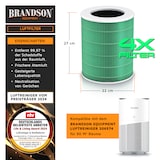 thumbnail of Brandson Ersatzfilter Luftreiniger, HEPA13, Aktivkohle, Vorfilter, 4-in-1 Filtersystem, Austausch-Set