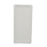 thumbnail of ABC Pak 1000 Teller, Pappe [rc] eckig 11 cm x 24 cm weiss (95327, 4x250 Stück)