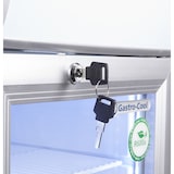 thumbnail of Gastro-Cool - Displaykühlschrank - klein - silber/weiß - power LED - GCDC25