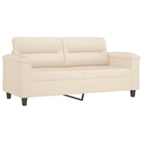 thumbnail of vidaXL 2-Sitzer-Sofa Beige 140 cm Mikrofasergewebe