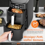 thumbnail of XXL Double Stack Heißluftfritteuse 10L Dual-Zone Airfryer 2700W – 2 Vertikale Kammern, 6 Programme, LED Touchdisplay, Fettarme Fritteuse ohne Öl