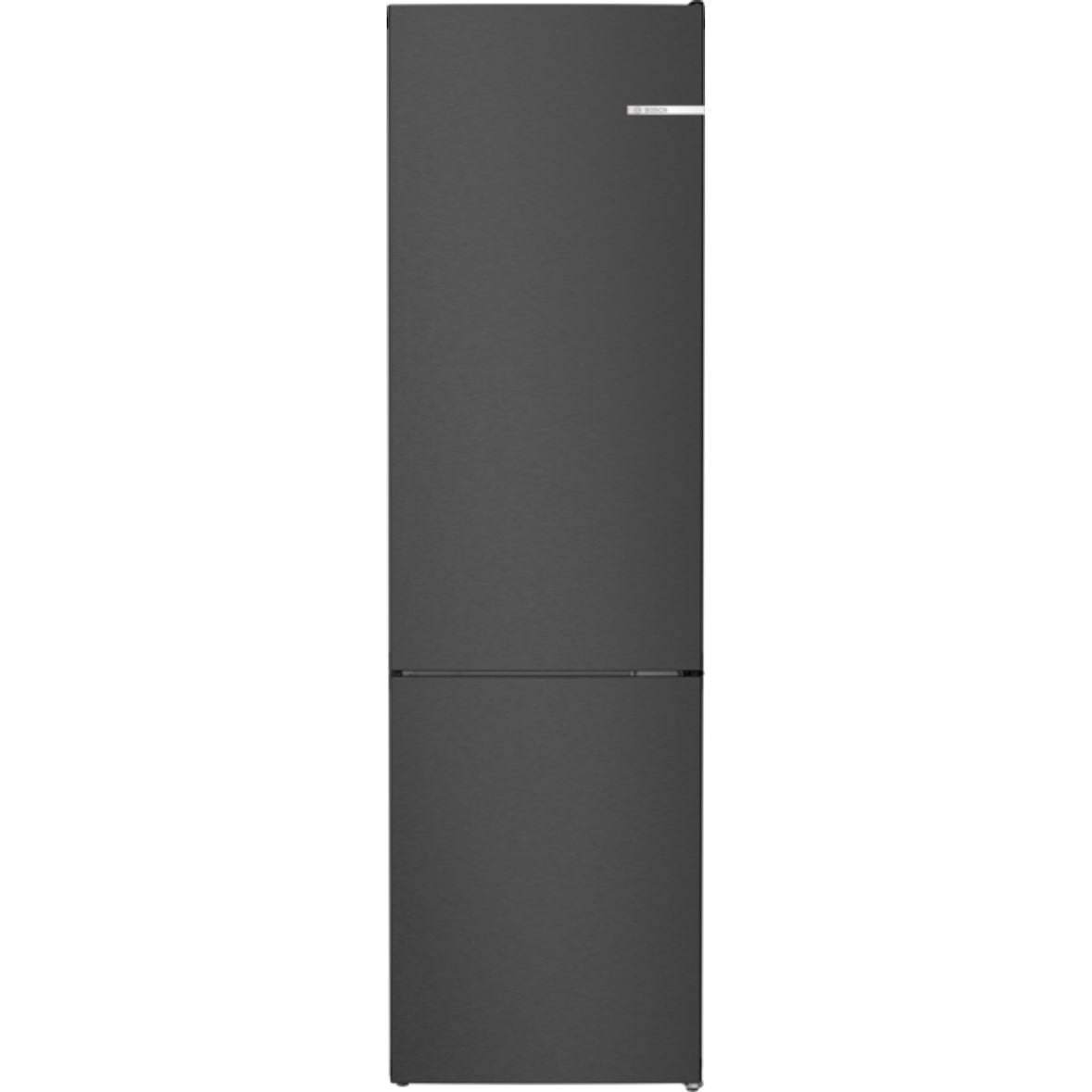Bosch FullHouse Serie 4 KGN392XCF Freistehende Kühl-Gefrier-Kombination mit Gefrierbereich unten, 203 x 60 cm, Edelstahl schwarz