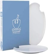 thumbnail of TV Tasse Kuchenteller 73 mittlerer Teller mit Biß rund 2er Set 20 cm weiß