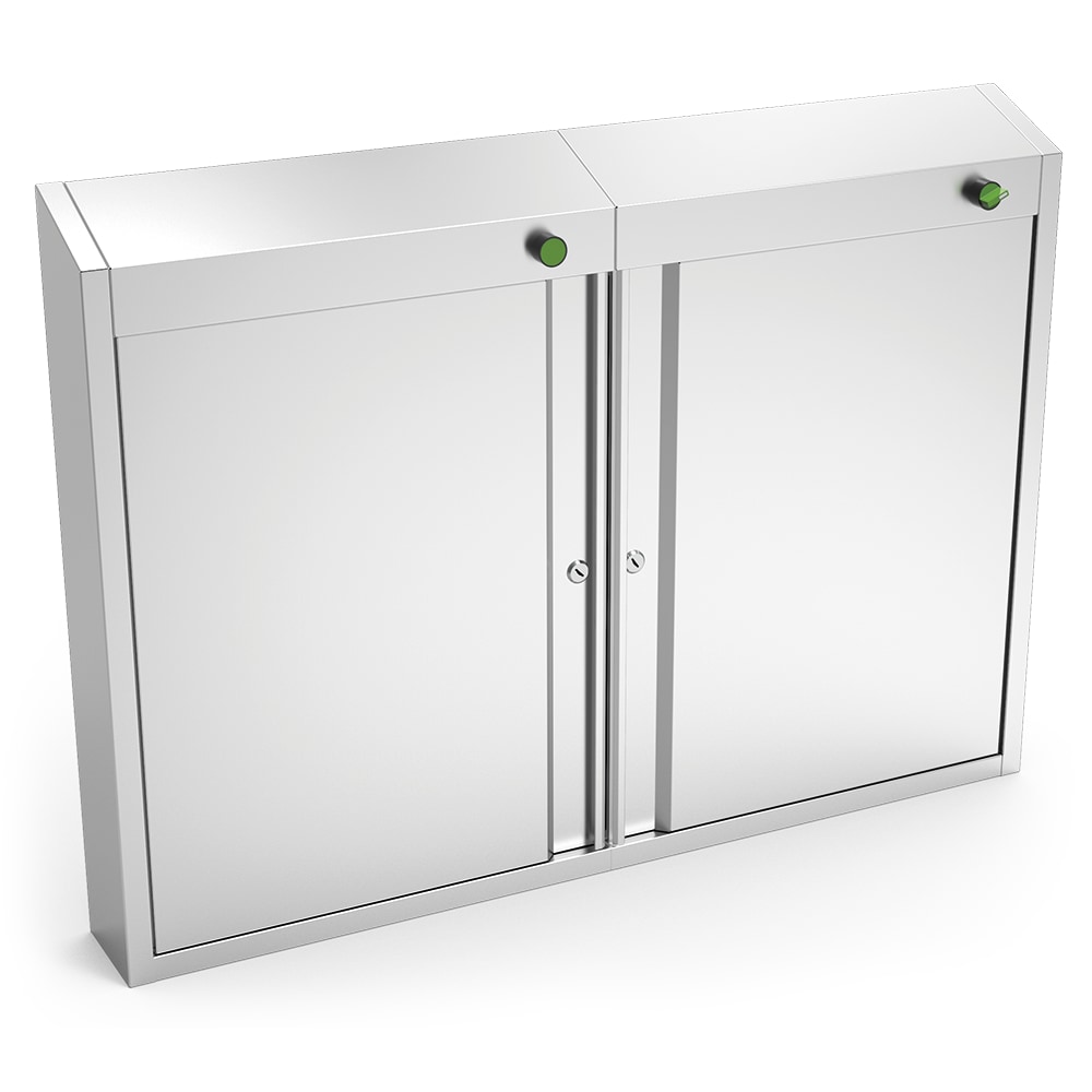 Armario esterilizador de ozono de 996x120x722 mm.