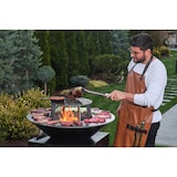 thumbnail of The Favilla Fuego Feuerschale mit Grillplatte & Plancha in Schwarz | Mit Grillring, Feuerschale