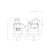 thumbnail of Sammic CA-3V 230/50-60/1 Cortador de legumes brushless: velocidade variável, até 500 kg/h, Force Control System, aço inox