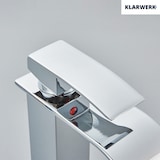 thumbnail of ROSA | Premium hotel waterval badkamerkraan chroom | Gastronomie RVS mengkraan wastafel | Design kraan hoekig