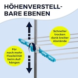 thumbnail of EASYmaxx Wäscheständer elektrisch 17W weiß/türkis