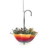thumbnail of DanDiBo Blumenampel Metall Hängeampel mit Topf Innen Außen Regenschirm Hängepflanzen 57 cm 96258 S Pflanzenhänger Blumenhänger Topfhänger Blumen